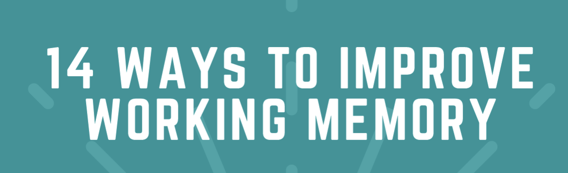 improve working memory